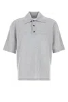 Bottega Veneta Light Grey Melange T-shirt In Gray