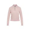 Bottega Veneta Women's Long Sleeve Polo Top In Multicolor