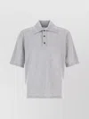 Bottega Veneta Light Grey Melange T-shirt In Gray