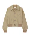 Bottega Veneta Relaxed-fit Button-down Jacket In Nude