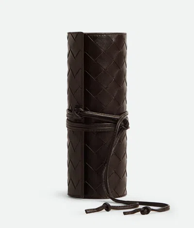 Bottega Veneta Intrecciato Pencil Holder In Fondant