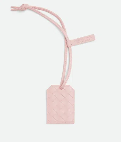 Bottega Veneta Photo Holder On Strap In Rose