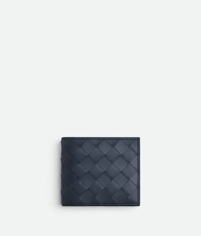 Bottega Veneta Intrecciato Bi-fold Wallet With Coin Purse In Space