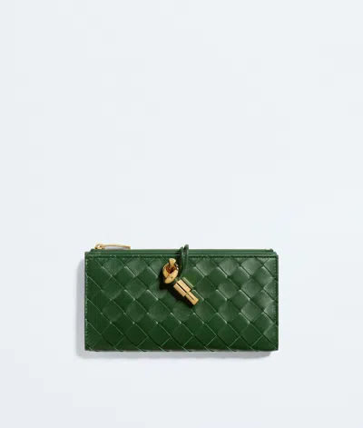 Bottega Veneta Bottega  Veneta Andiamo Long Wallet In Green