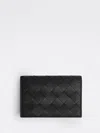 Bottega Veneta Braided Card Holder Accessories In Black
