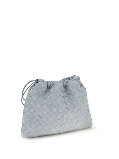 Bottega Veneta Pouch Clutch In Gray
