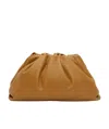 Bottega Veneta Pouch Leather Clutch Bag In Brown