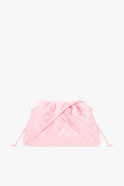 Bottega Veneta Pouch Mini Shoulder Bag In Pink