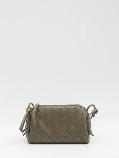 Bottega Veneta Pouch S Intrecciato Verde Oliva Zip Dor