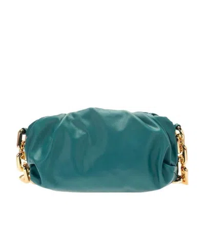 Bottega Veneta Pouch Shoulder Bag In Green