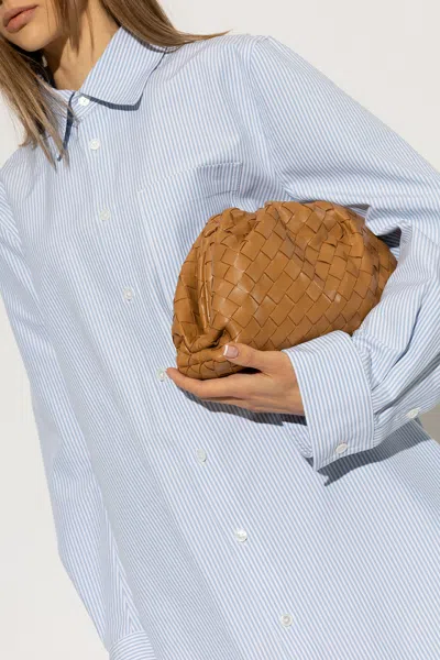 Bottega Veneta ‘pouch Small' Clutch In Brown