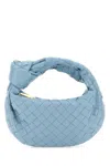 Bottega Veneta Jodie Crystal Mini Top-handle Bag In Ice