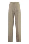 Bottega Veneta Prince Of Wales Checked Wool Trousers