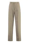 Bottega Veneta Prince Of Wales Checked Wool Trousers