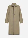 Bottega Veneta Coat With Distorted Prince Of Wales Motif In Beige Yellow Blue