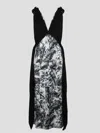 Bottega Veneta Printed Sleeveless Maxi Dress