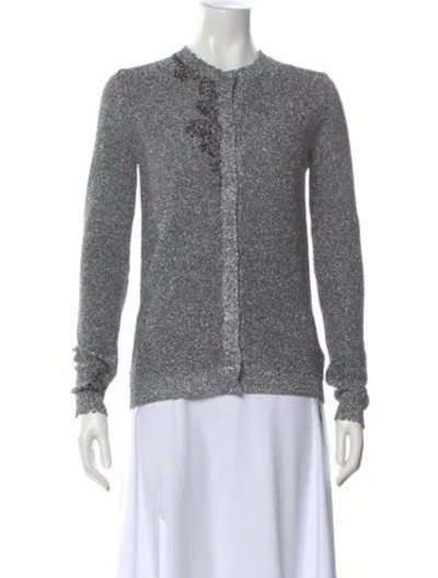 Pre-owned Bottega Veneta Printed Crew Neck Sweater W/ Tags