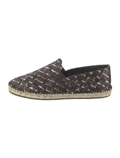 Pre-owned Bottega Veneta Printed Espadrilles In Green