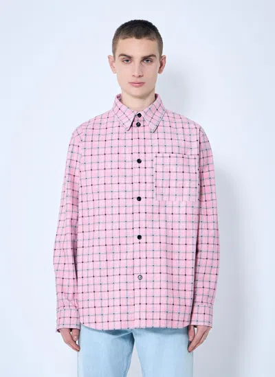 BOTTEGA VENETA PRINTED LEATHER SHIRT