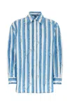 Bottega Veneta Swimmers Printed Light Cotton Shirt In Printed