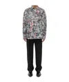 Bottega Veneta Cotton Wool Memory Print Shirt In Black
