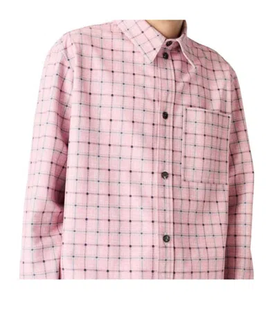 BOTTEGA VENETA PRINTED LEATHER SHIRT