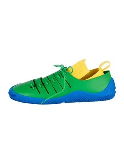 Pre-owned Bottega Veneta Printed Sneakers W/ Tags In Green