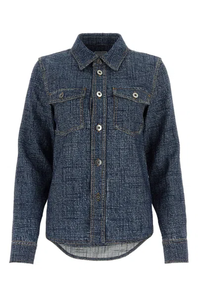 BOTTEGA VENETA PRINTED VISCOSE BLEND SHIRT