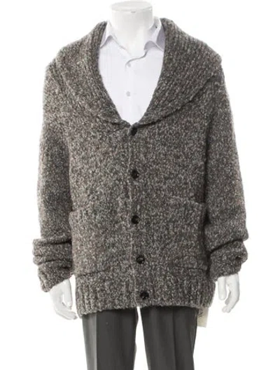 Pre-owned Bottega Veneta Printed V-neck Cardigan In Multi