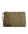 Bottega Veneta Prism Clutch In Green-haired