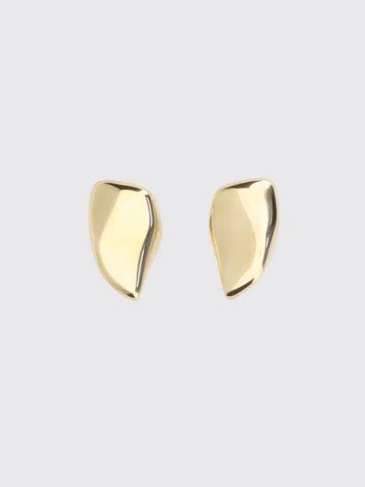 Bottega Veneta Prisma 18ct Gold-plated Silver Drop Earrings