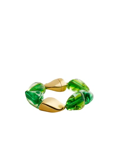 Bottega Veneta Prisma Bracelet In Green
