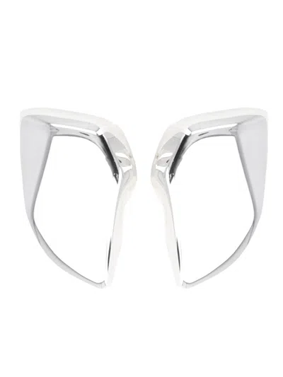 Bottega Veneta Prisma Mini Sterling Silver Earrings