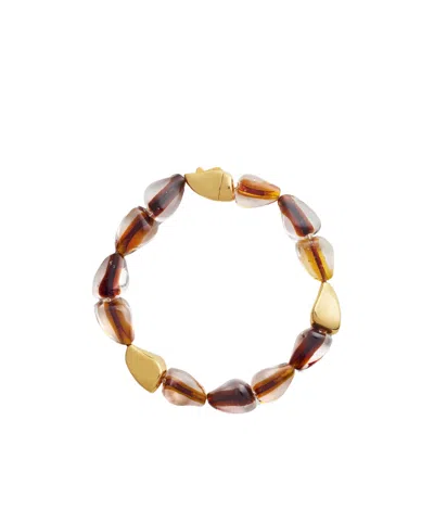 Bottega Veneta Prisma Necklace In Gold
