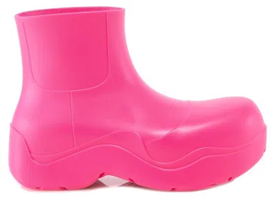 Pre-owned Bottega Veneta Puddle Ankle Boot (women's) Sneakers In Pink