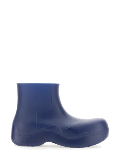 Bottega Veneta Puddle Ankle Boots In Azure