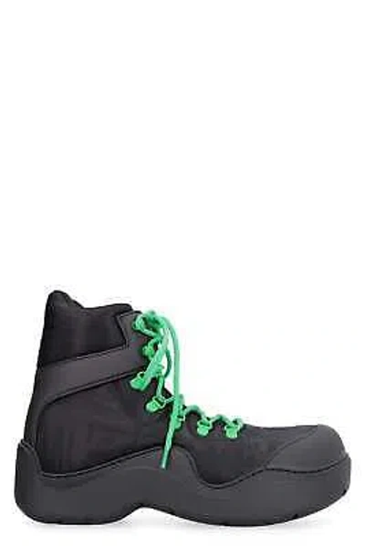 Pre-owned Bottega Veneta Puddle Bomber Ankle Boots In Black