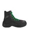 Bottega Veneta Puddle Bomber Lace-up Boots In Black