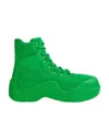 Bottega Veneta Puddle Lace-up Boots In Green