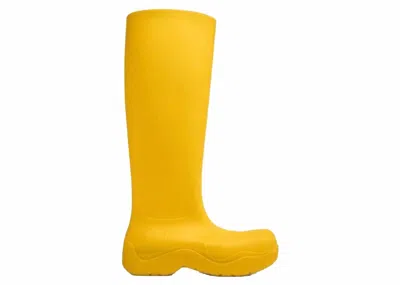 Pre-owned Bottega Veneta Puddle Long Boot (women's) Sneakers In Yellow