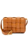 Bottega Veneta Orange Leather Cassette Crossbody (authentic Pre-loved)