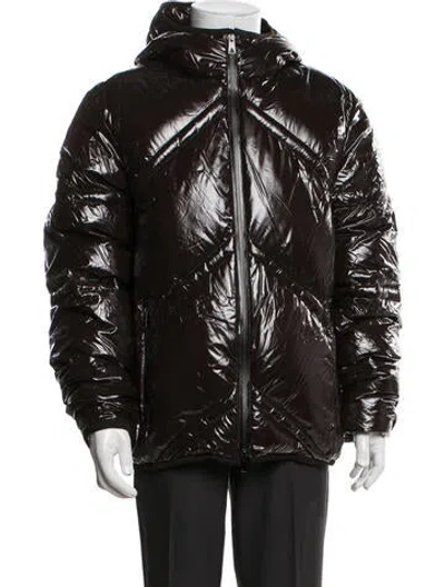 Pre-owned Bottega Veneta Puffer Coat In Black