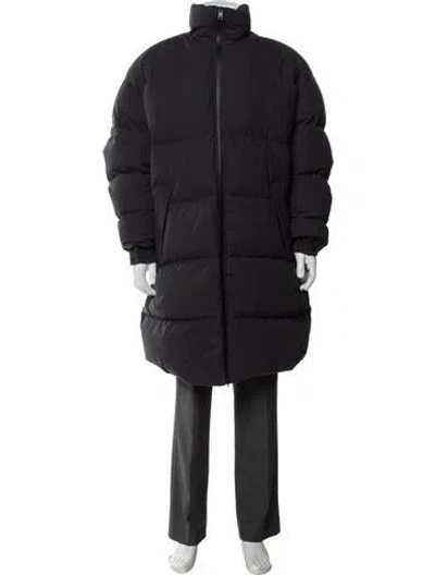 Pre-owned Bottega Veneta Puffer Coat In Blue