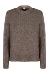 Bottega Veneta Grey Round Neck Pullover
