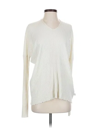 Pre-owned Bottega Veneta Pullover Sweater In White