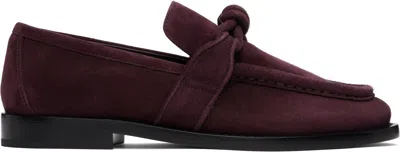 Bottega Veneta Mocassin Astaire In 2241 Dark Barolo