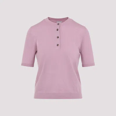 BOTTEGA VENETA PURPLE KNIT PULLOVER