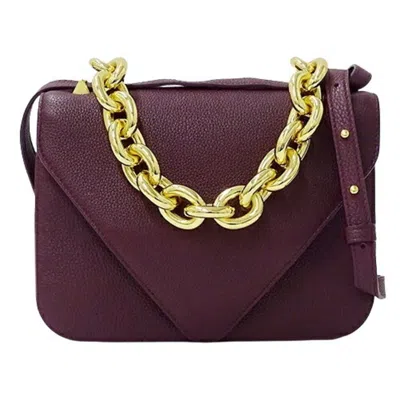 Pre-owned Bottega Veneta Purple Leather Handbag Shoulder Bag ()