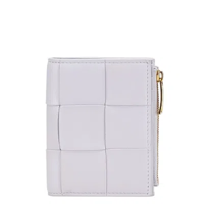 Pre-owned Bottega Veneta Purple Leather Wallet (bi-fold) ()