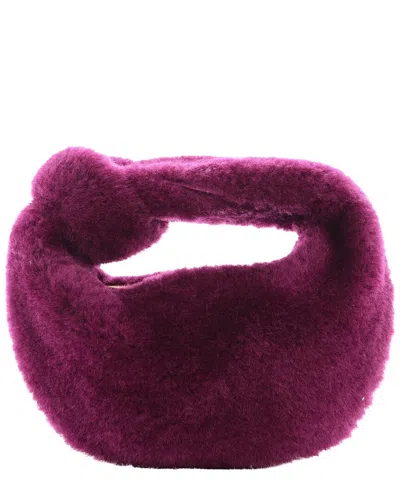 Bottega Veneta Purple Shearling Jodie (authentic Pre-loved)